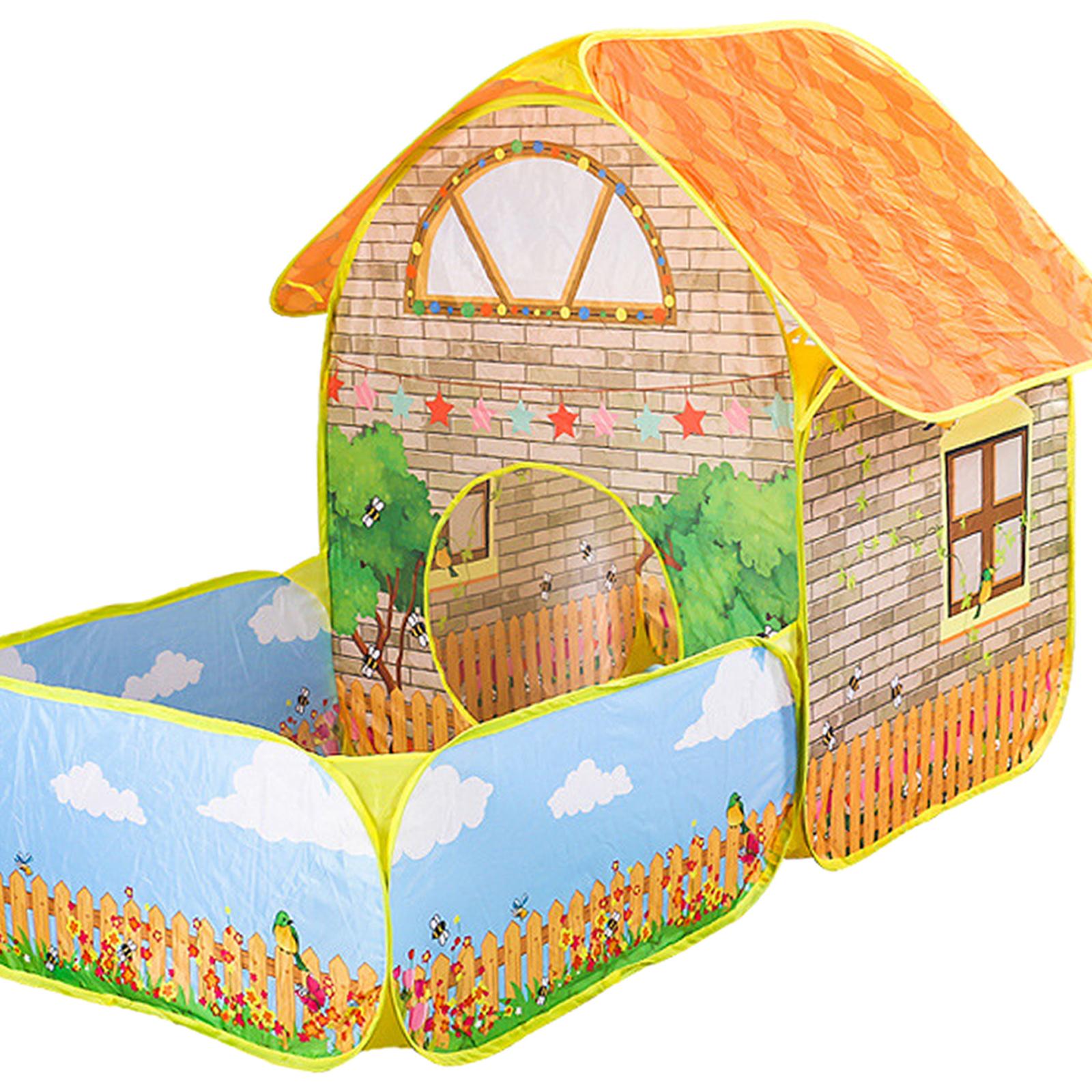 Kids Outdoor Play Yard - Foldable Play Tent Toys Kids Play