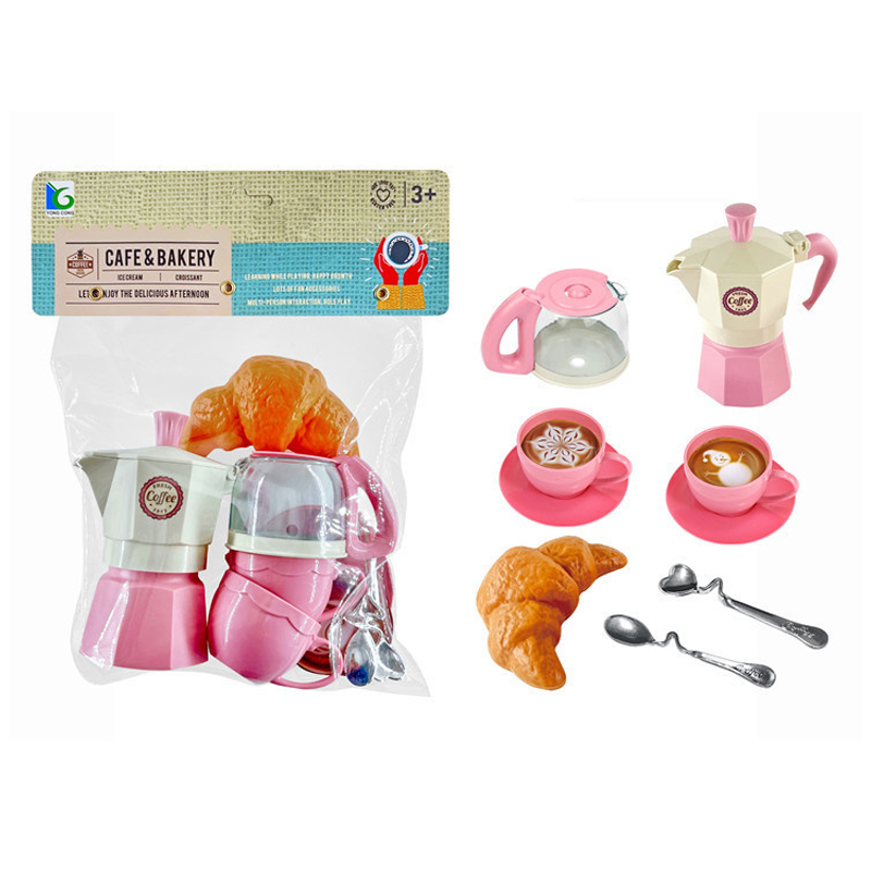 Kids Outdoor Kitchen Diy - 11PCS Pretend Play Simulation Coffee Set