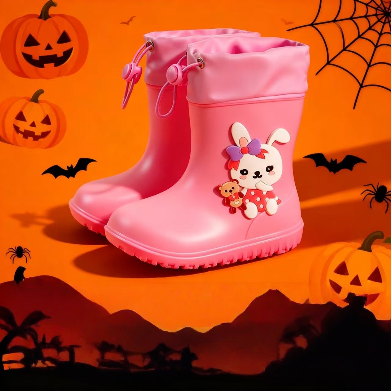 Kids Outdoor Water - Cute Rabbit Rain Boots for Kids