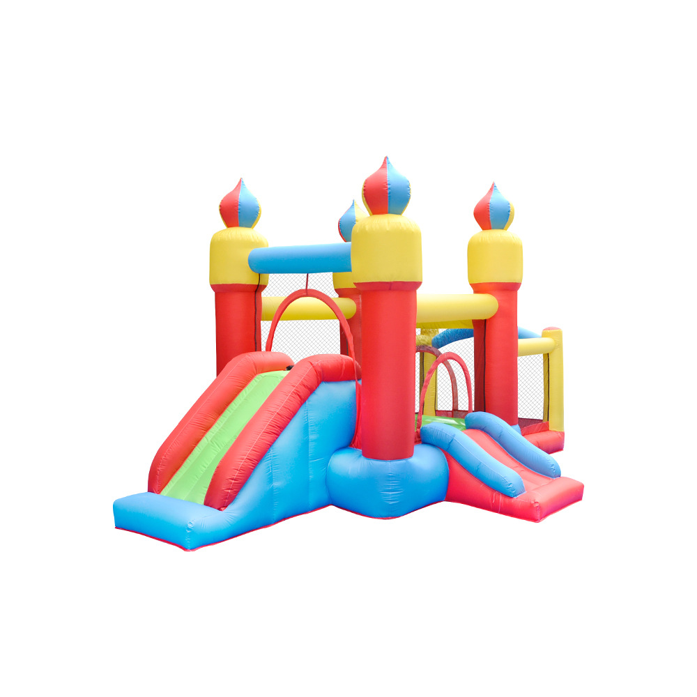 Kids Indoor Outdoor Trampoline - In Stock Kids Inflatable Bouncy Castle
