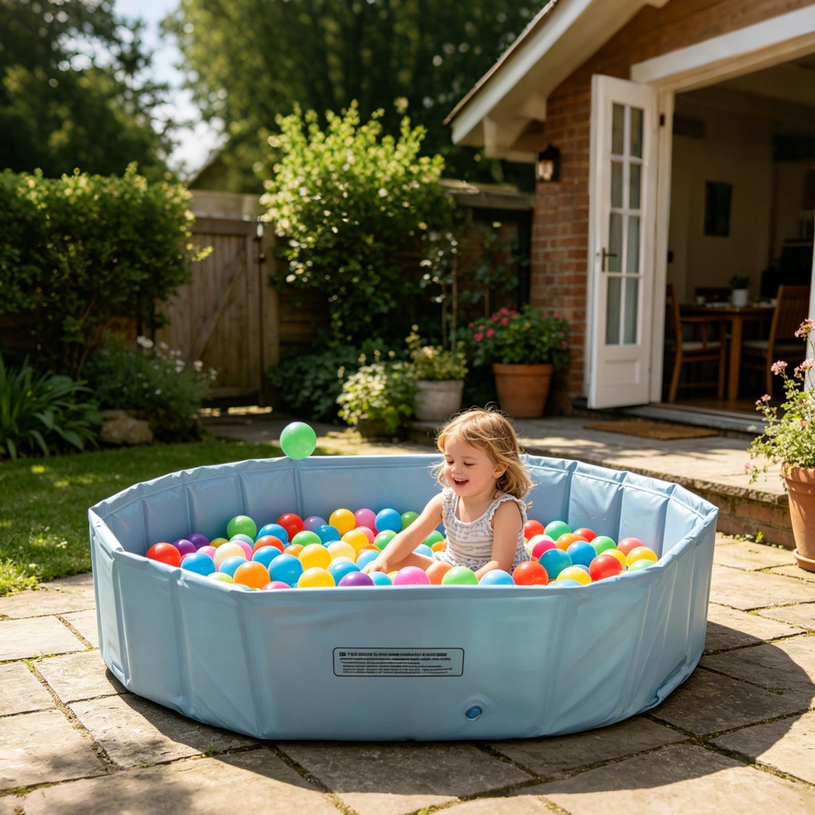 Kids Outdoor Play Yard - Outdoor Foldable Pet Swimming Pool Portable