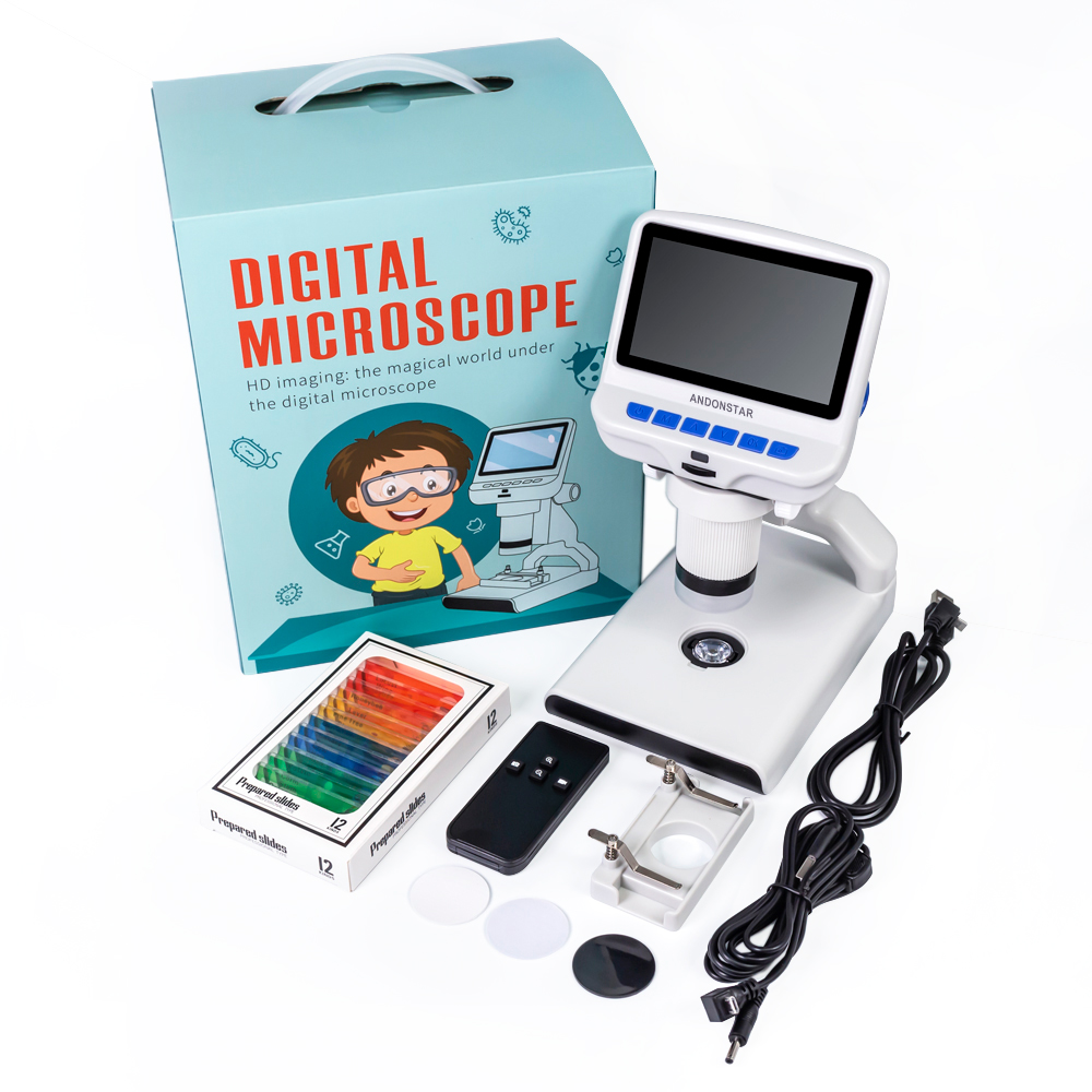 Kids Outdoor Microscope - Andonstar 4.3Inch Chlidren 2MP 1080P Digital