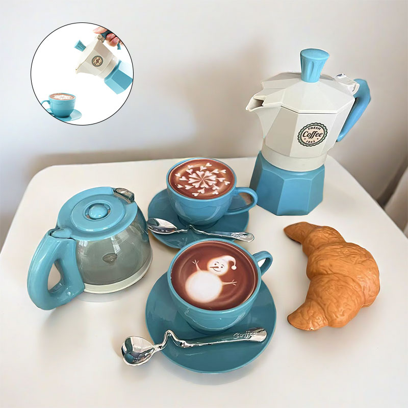 Kids Outdoor Kitchen Diy - 4/11PCS retend Play Simulation Coffee Set