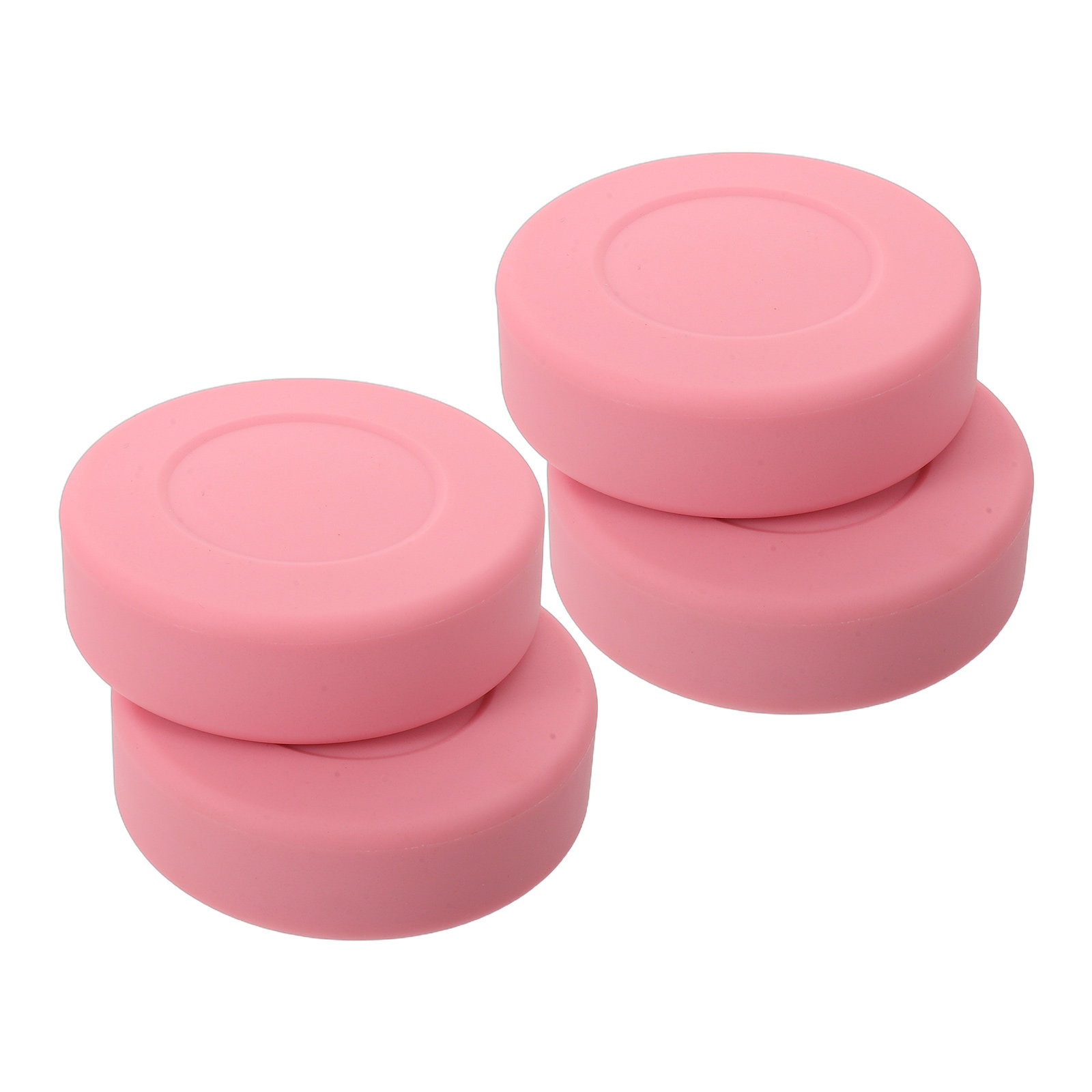 Kids Outdoor Hockey Set - 4Pcs Colorful PVC Hockey Puck Set
