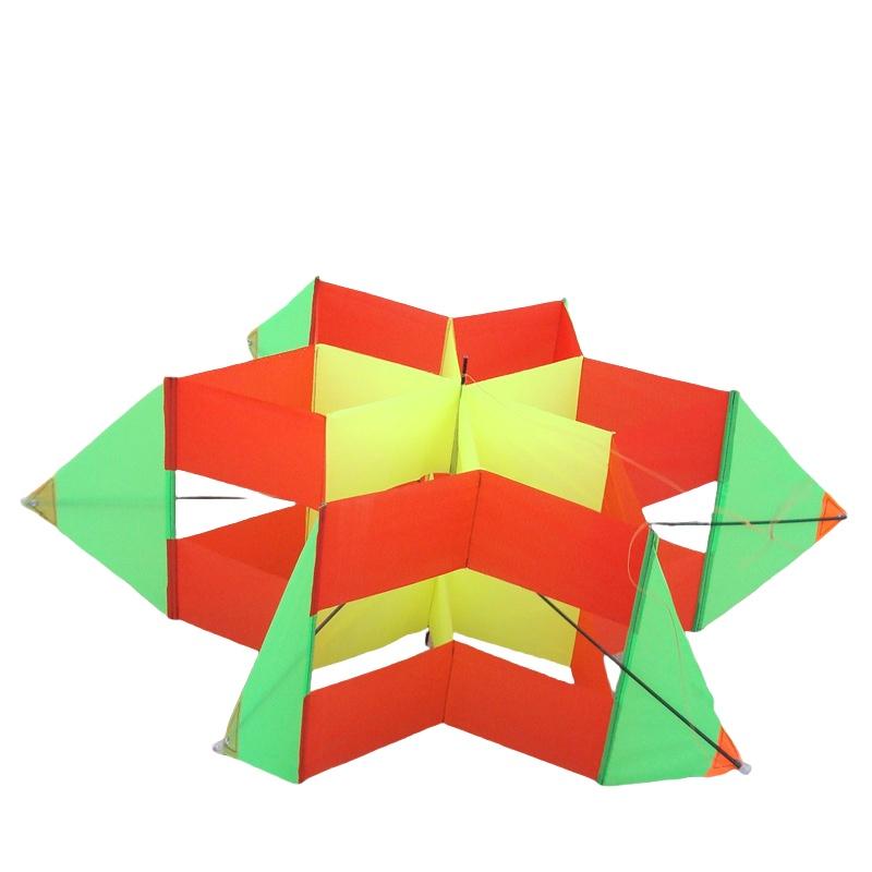 Kite Easy Fly Kids - Travel-friendly 3D Plum Blossom Style Kite