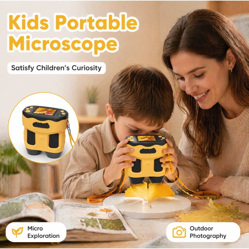 4K 1000X Microscope Camera Dig - огляд і ціна Kids Outdoor Microscope