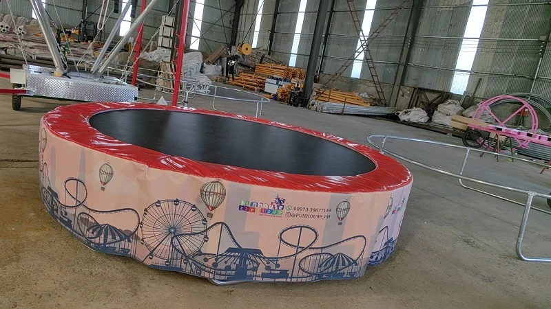New Design 4-person Round Mova - огляд і ціна Kids Indoor Outdoor Trampoline