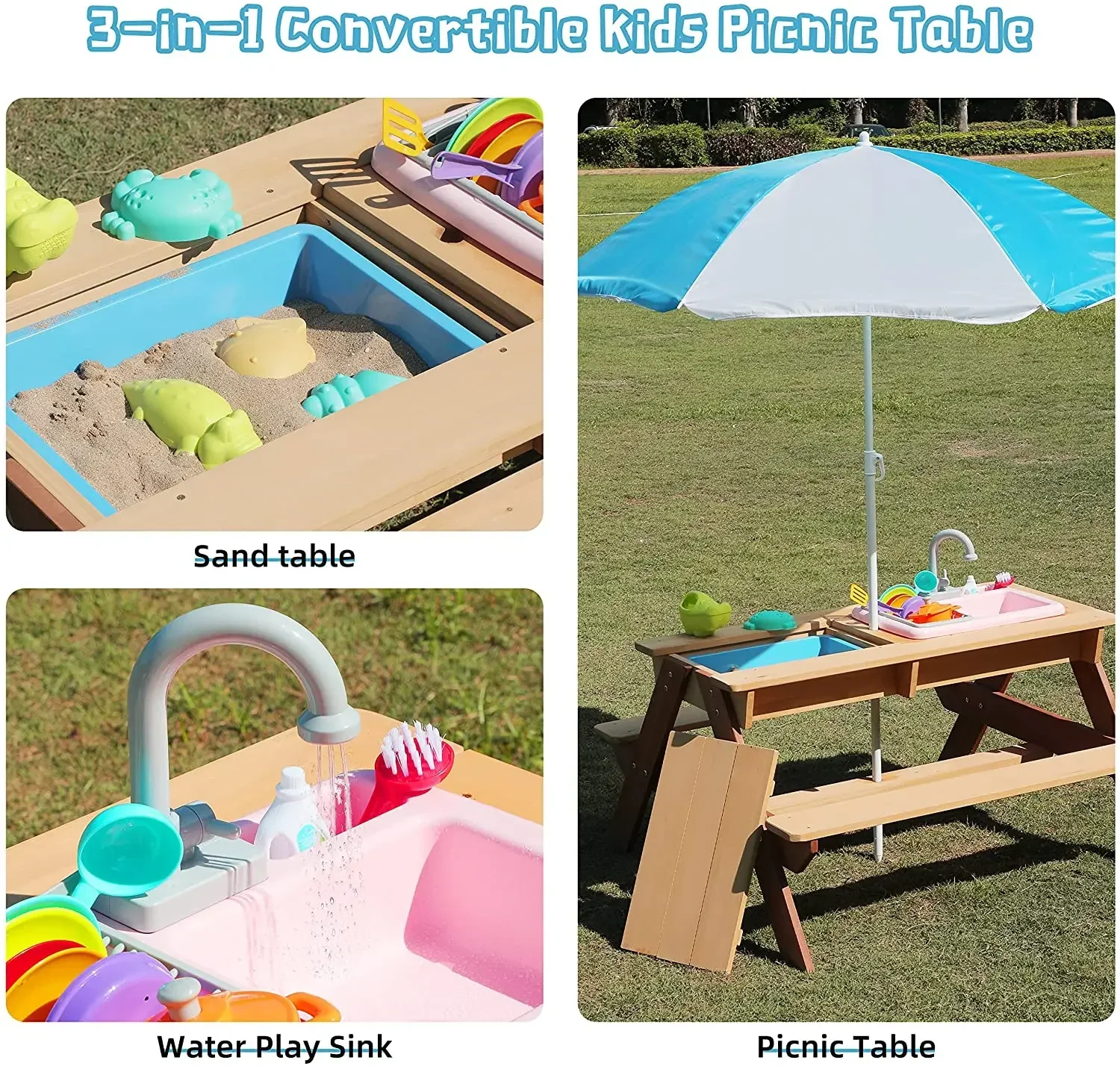 #Kids Picnic Table Outdoor Pat - огляд і ціна Kids Outdoor Activity Table