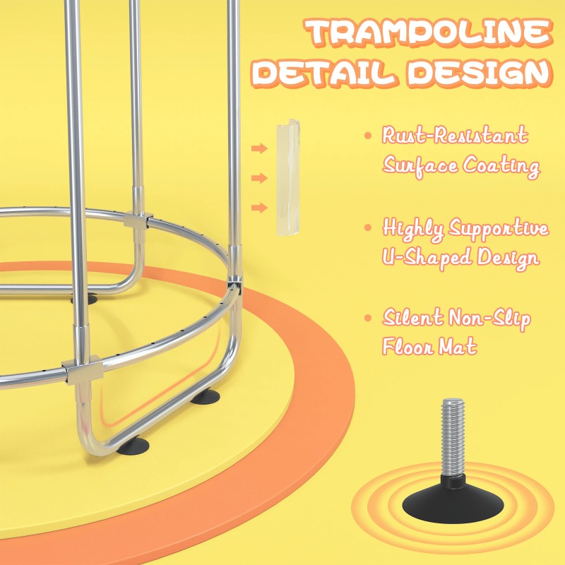 5FT Toddler Trampoline 8-in-1  - огляд і ціна Kids Indoor Outdoor Trampoline
