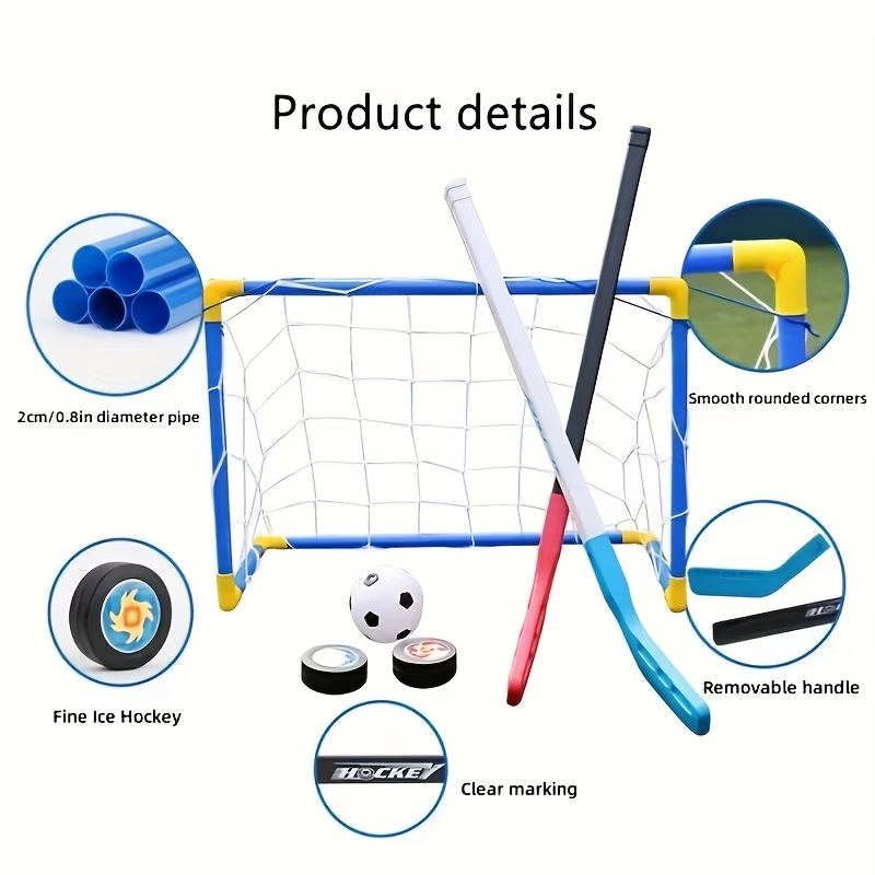 2 in 1 Kids Hockey & Soccer Go - огляд і ціна Kids Outdoor Hockey Set
