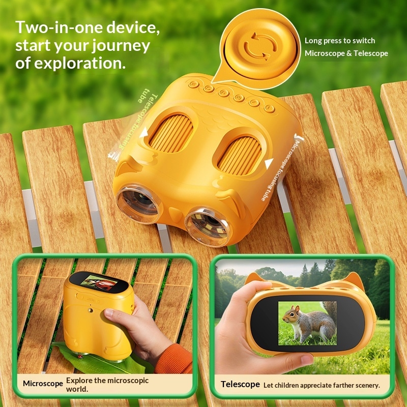 2-in-1 Educational Kids Binocu - огляд і ціна Kids Outdoor Microscope