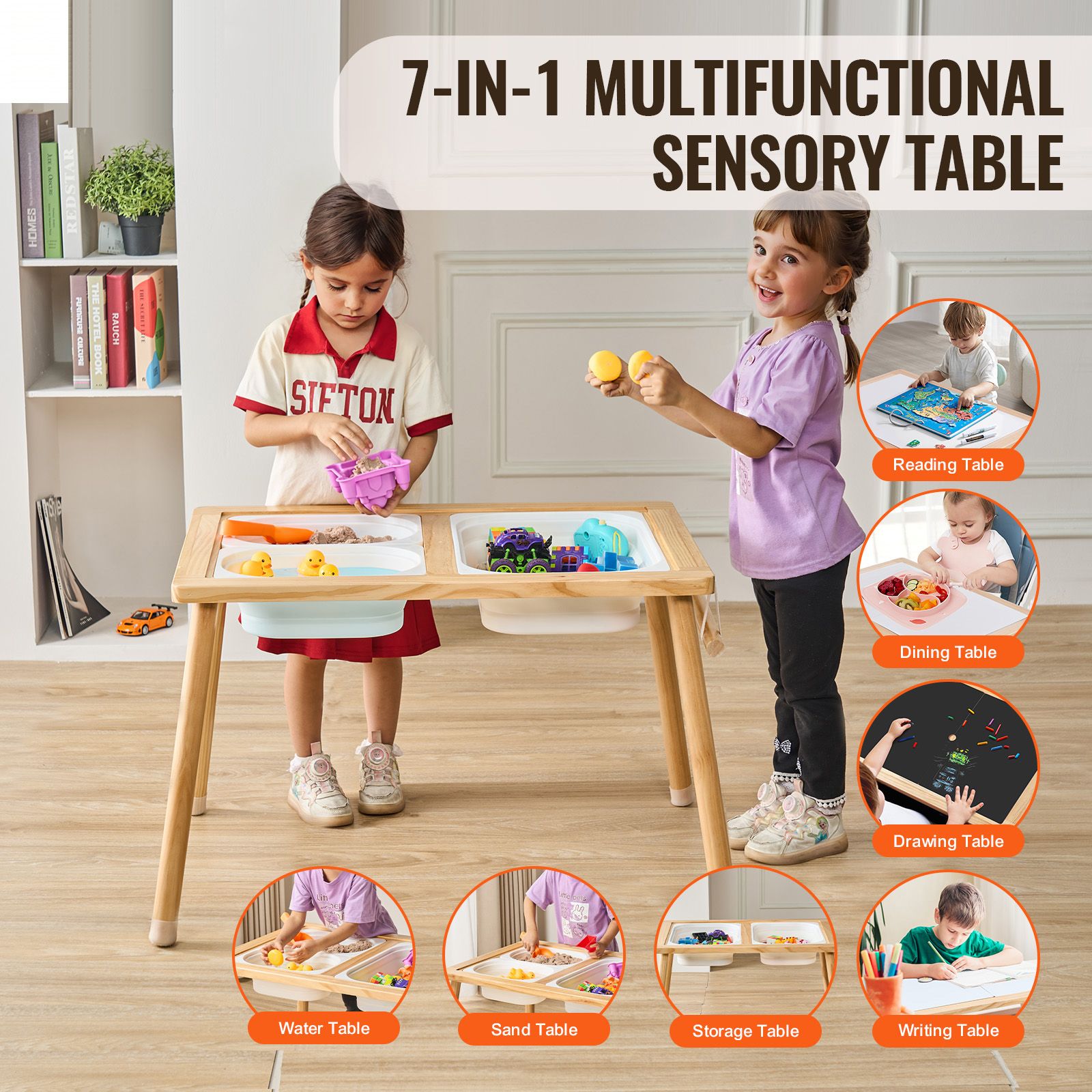 Sensory Table for Toddlers, Ki - огляд і ціна Kids Outdoor Sensory Table