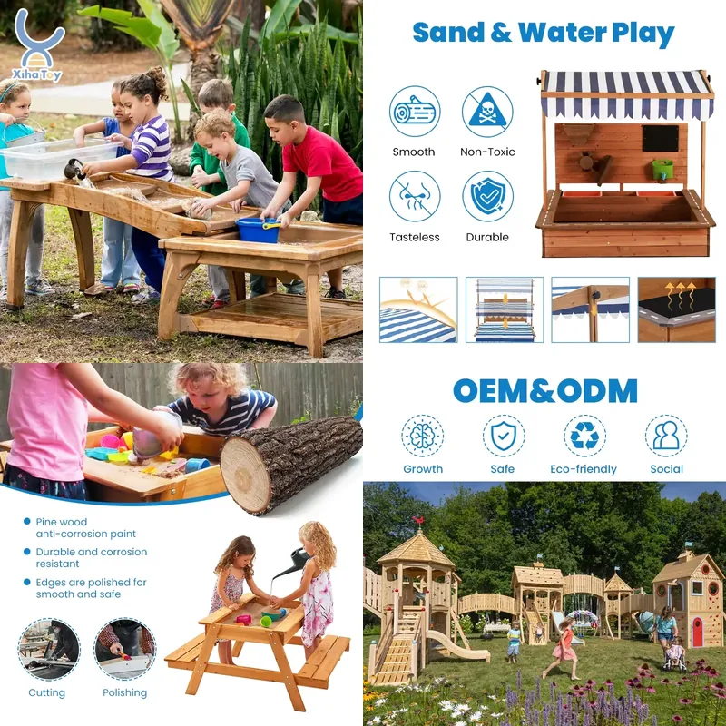 2026 Kindergarten Water Outlet - огляд і ціна Kids Outdoor Activity Table