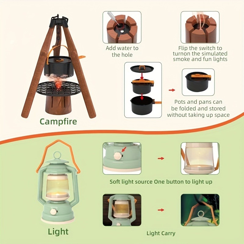 Kids Camping Set Toy Outdoor E - огляд і ціна Kids Outdoor Wendy House