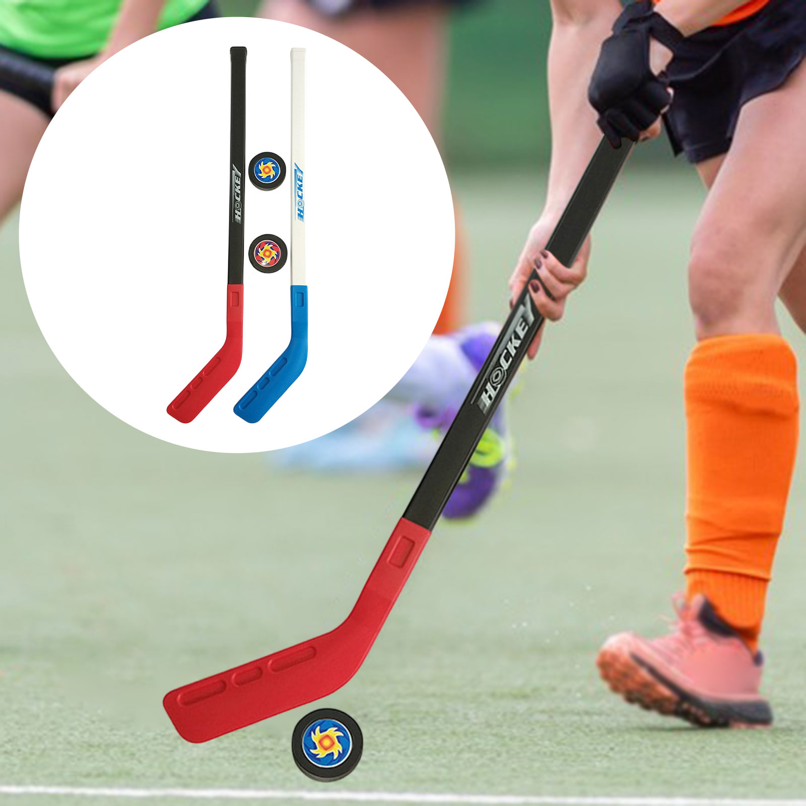 Kids Hockey Sticks and Ball Se - огляд і ціна Kids Outdoor Hockey Set