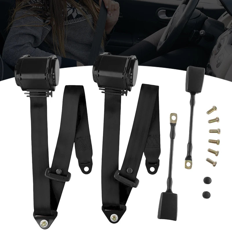 2Pcs Automatic Seat Belt Three - огляд і ціна Swing Seat Belt