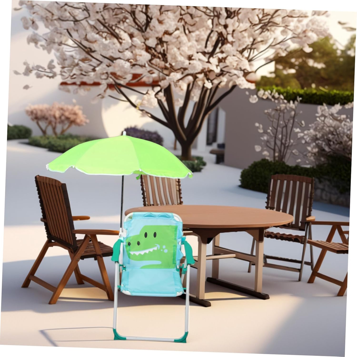 1 Set Folding Beach Chair with - огляд і ціна Kids Outdoor Lounge Furniture