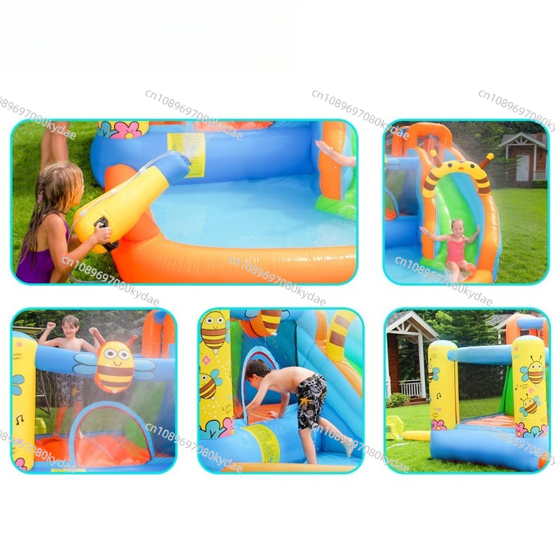 Inflatable Bounce Castle Water - огляд і ціна Kids Indoor Outdoor Trampoline