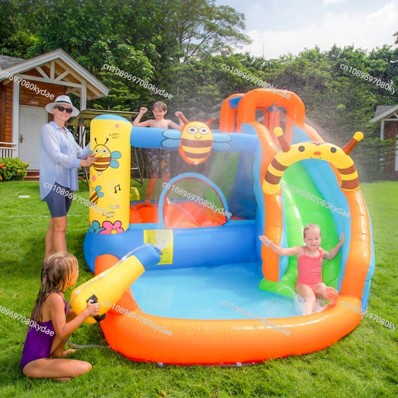 Inflatable Bounce Castle Water - огляд і ціна Kids Indoor Outdoor Trampoline