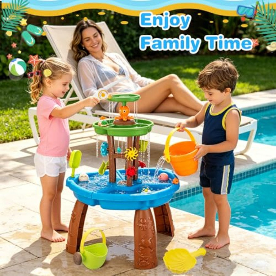 Outdoor water table toys for k - огляд і ціна Kids Outdoor Sensory Table