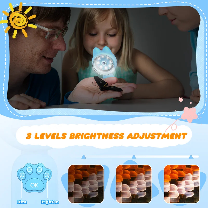 2inch IPS Digital Microscope 1 - огляд і ціна Kids Outdoor Microscope
