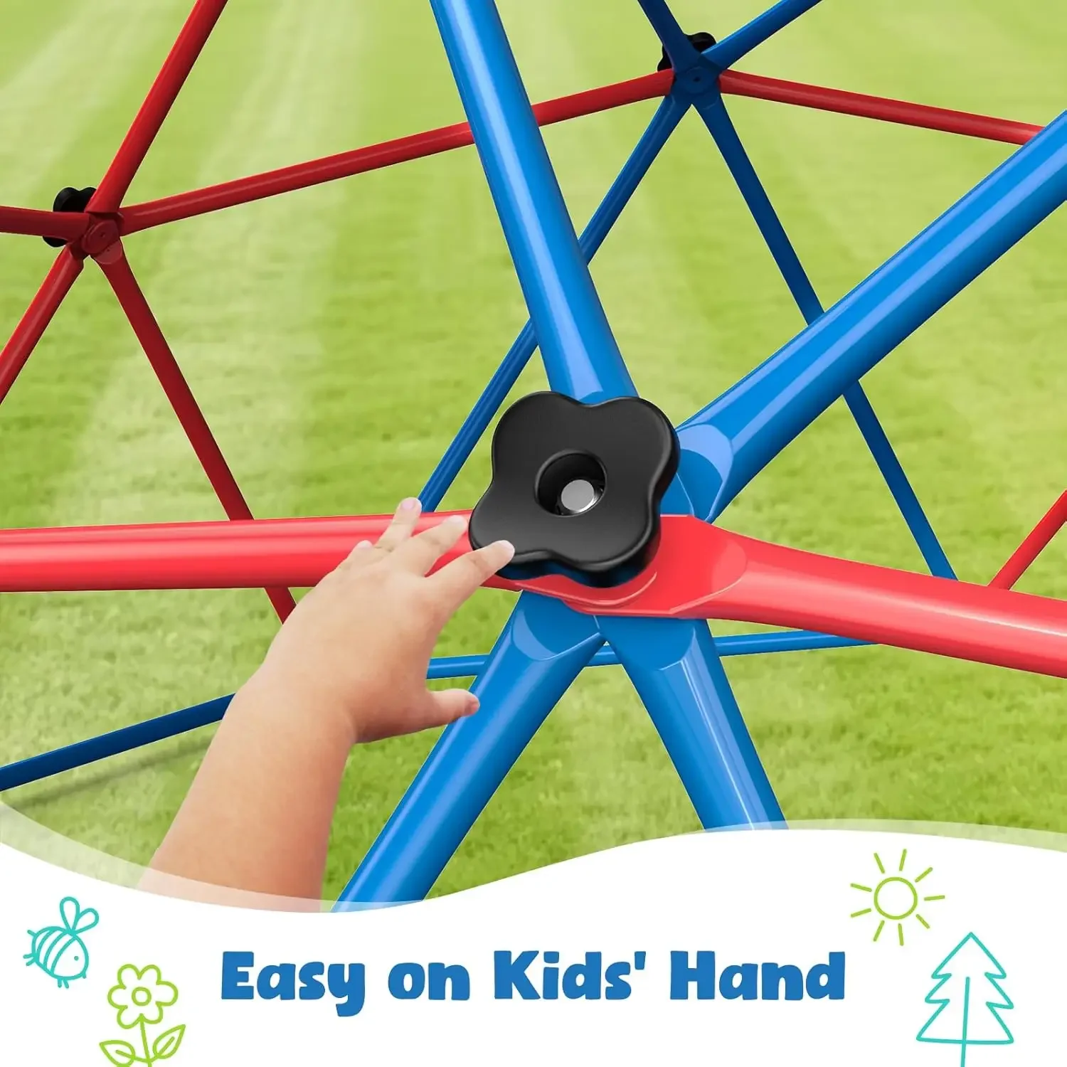 Hapfan Climbing Dome Swing Set - огляд і ціна Kids Outdoor Jungle Gym Dome