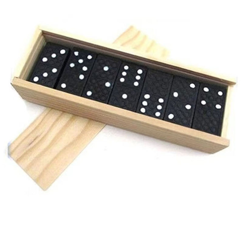28pcs/Set Wooden Domino Board  - огляд і ціна Kids Outdoor Activity Table