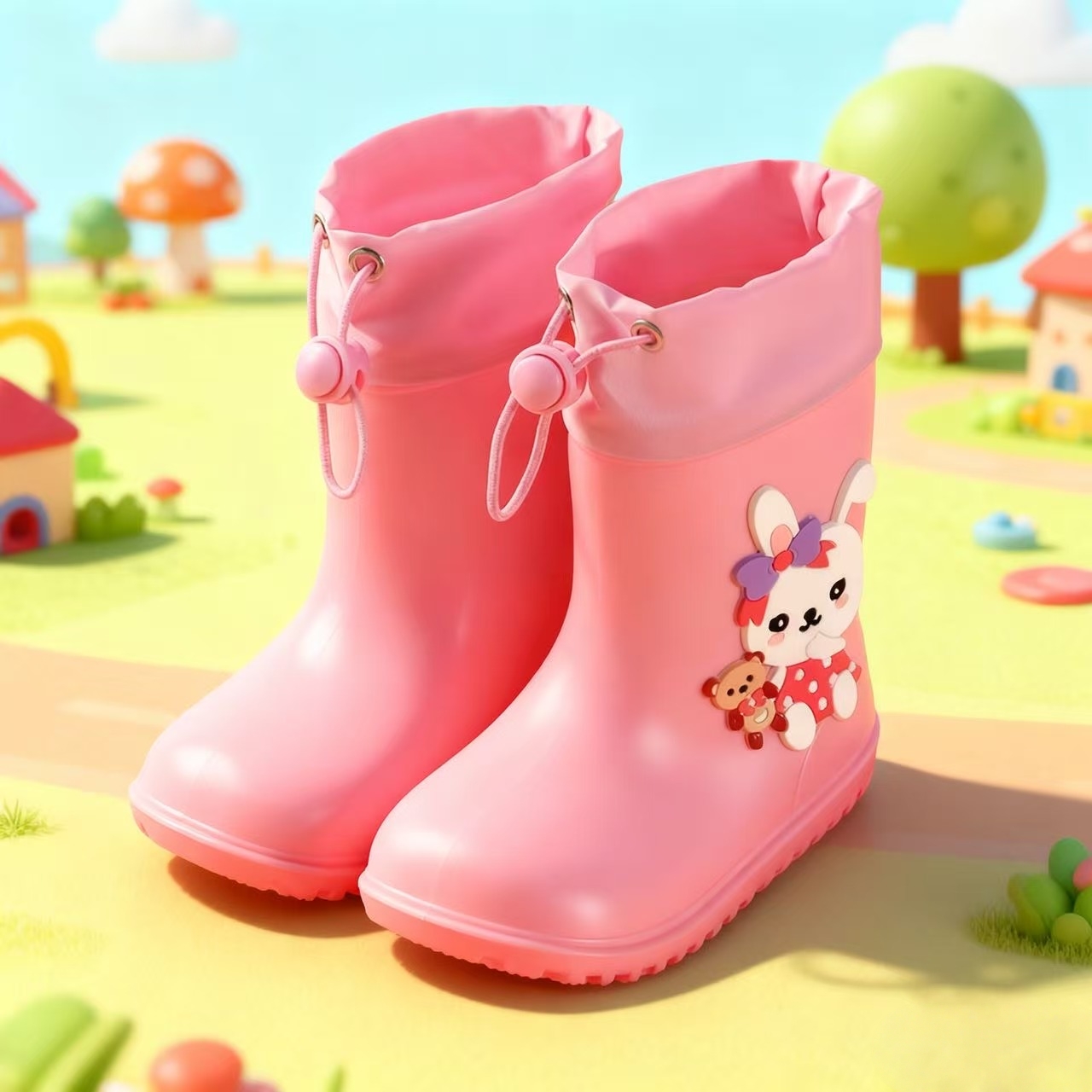 Cute Rabbit Rain Boots for Kid - огляд і ціна Kids Outdoor Water