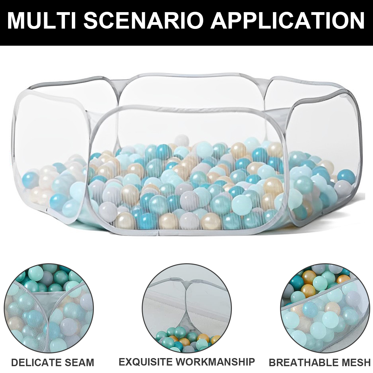 Baby Ocean Ball Pool Portable  - огляд і ціна Kids Outdoor Wendy House