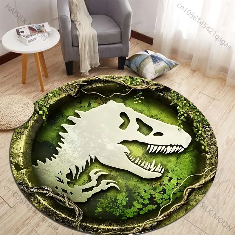 HD 3D Dinosaur Print Round Rug - огляд і ціна Kids Outdoor Flooring