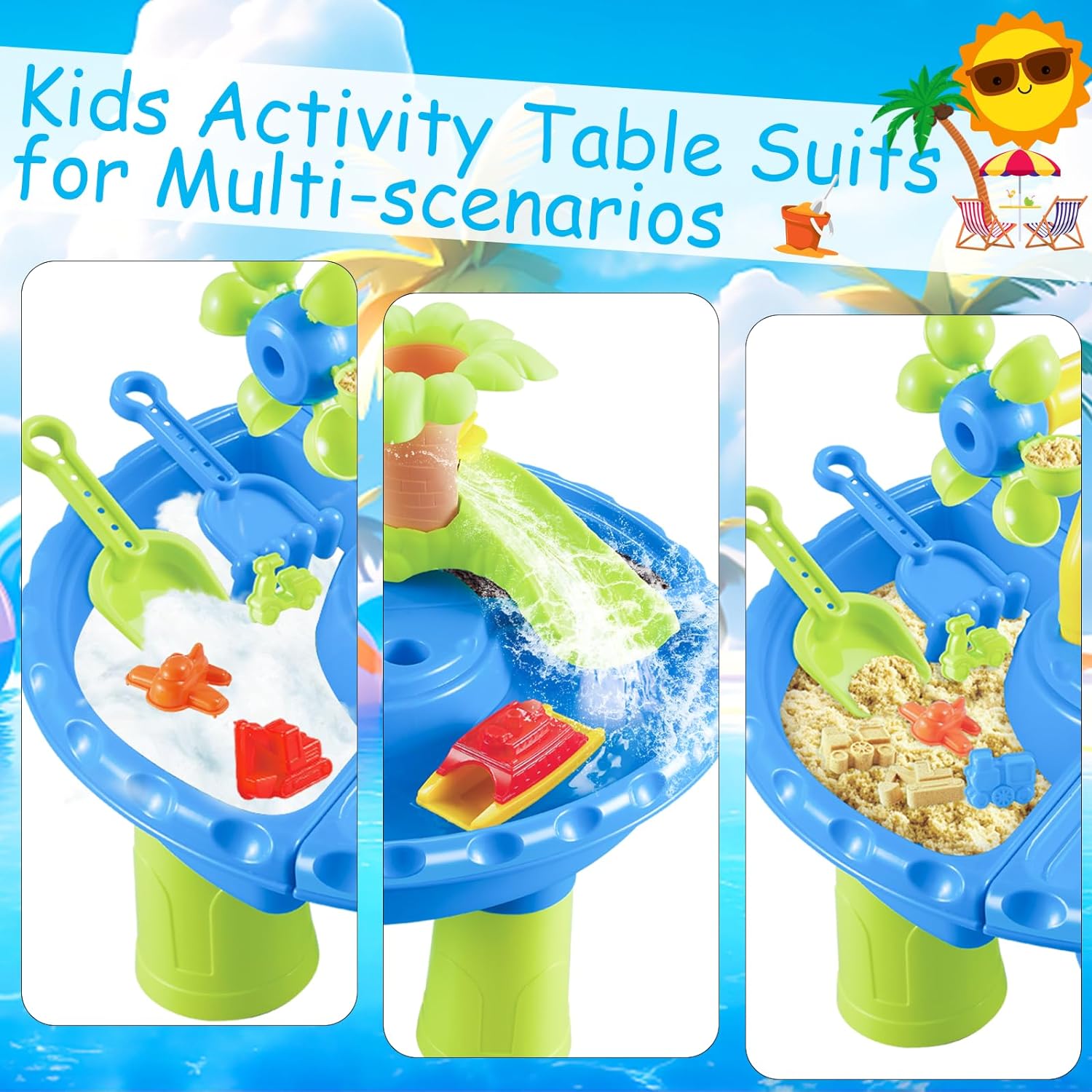 Water Table Sandbox for Kids O - огляд і ціна Kids Outdoor Sensory Table