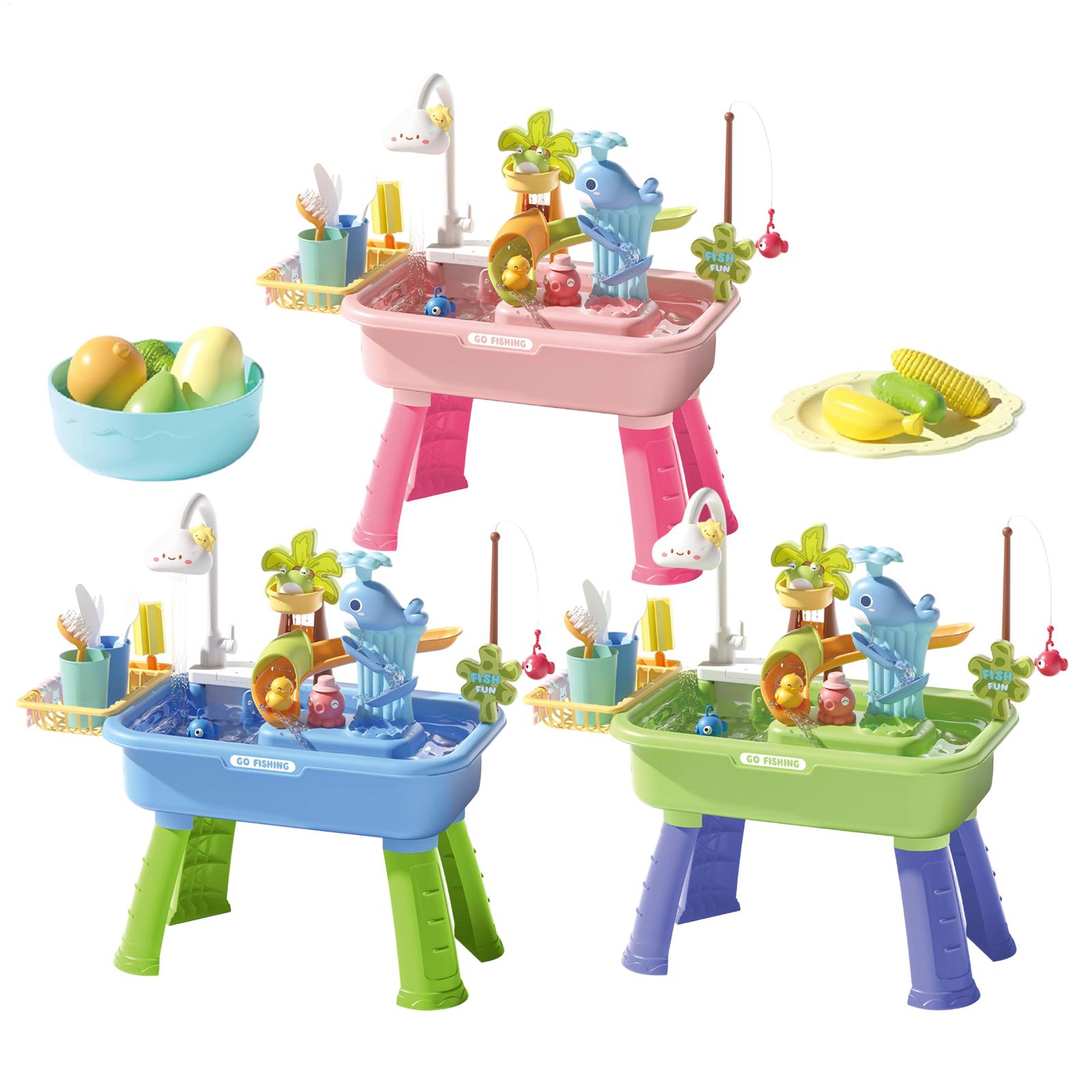 43Pcs Electric Kids Water Tabl - огляд і ціна Kids Outdoor Sensory Table