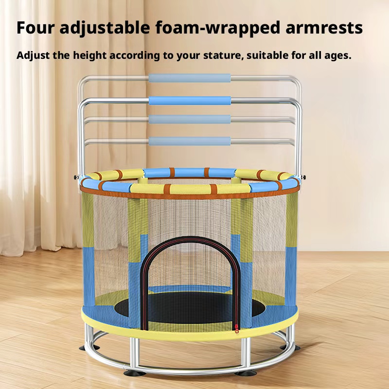 Trampoline with Protective Net - огляд і ціна Kids Indoor Outdoor Trampoline