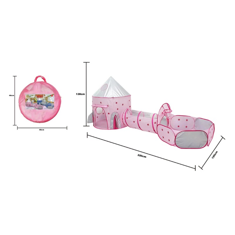 3 in 1 Kids Tent House Portabl - огляд і ціна Kids Outdoor Wendy House