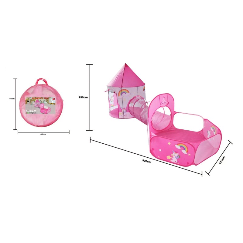 3 in 1 Kids Tent House Portabl - огляд і ціна Kids Outdoor Wendy House