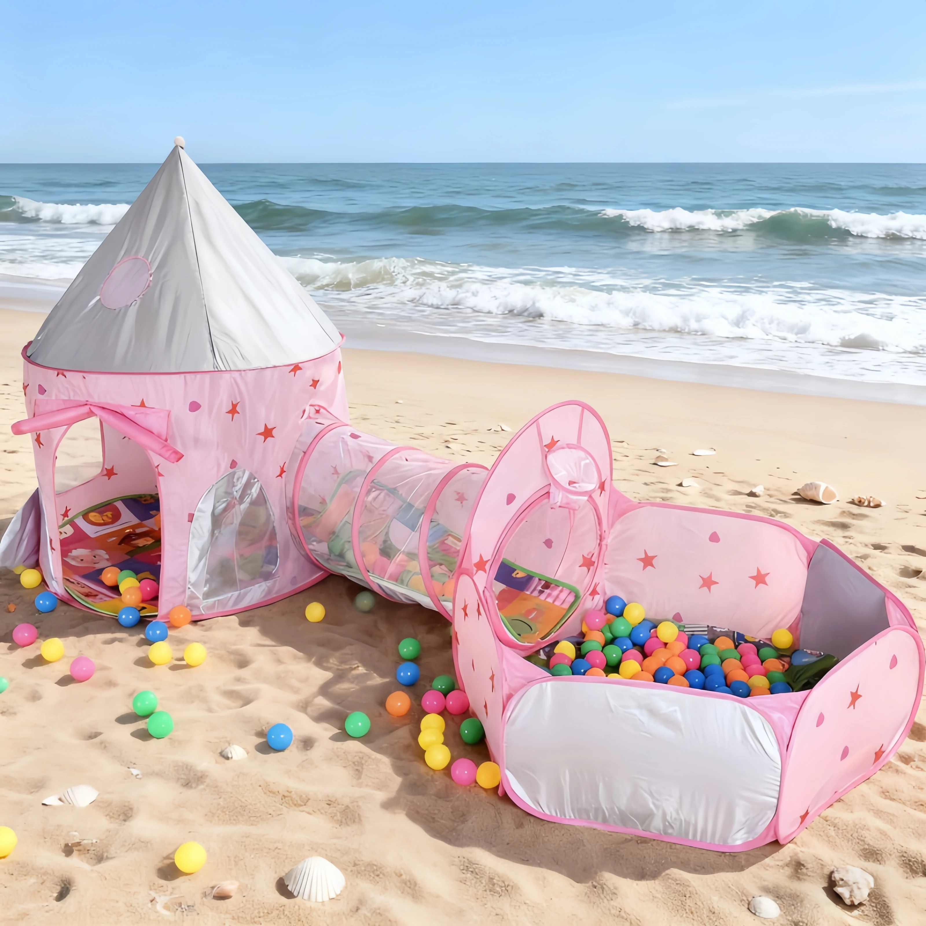 3 in 1 Kids Tent House Portabl - огляд і ціна Kids Outdoor Wendy House
