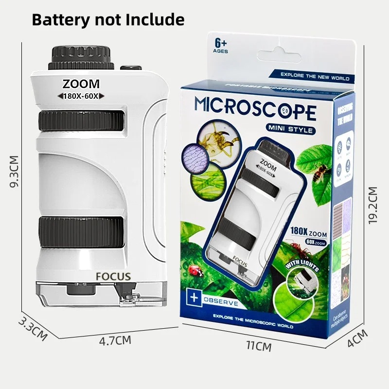 Kids STEM Science Educational  - огляд і ціна Kids Outdoor Microscope