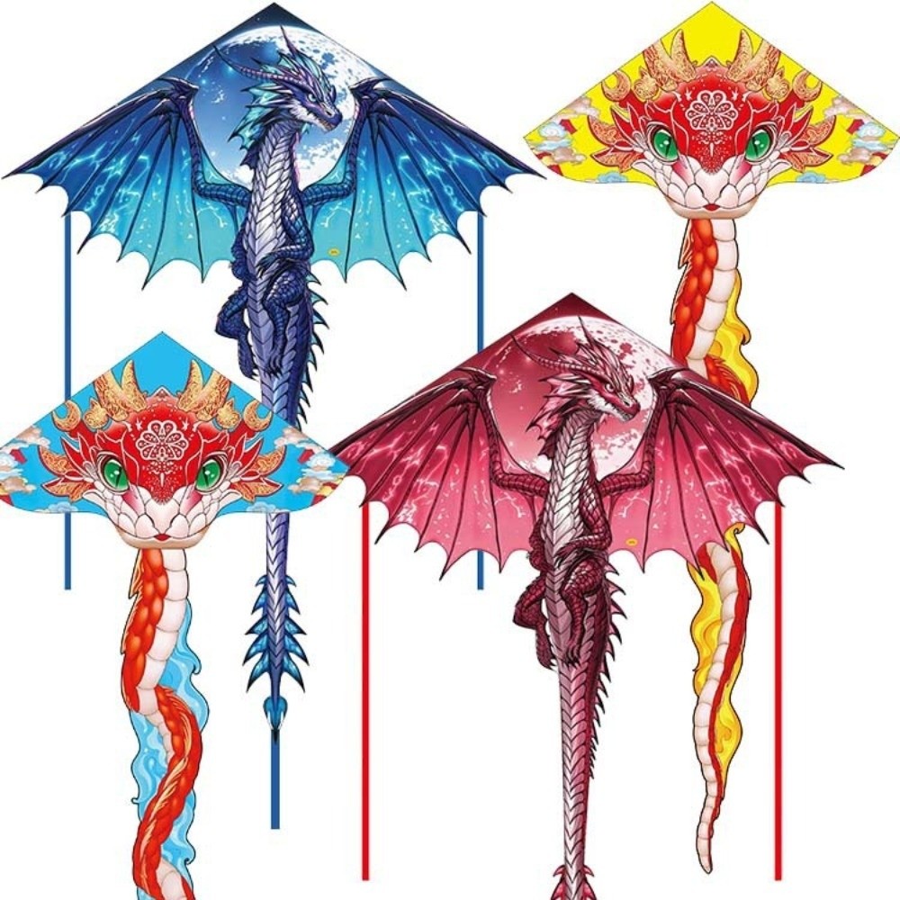 Air Snake Blue Dragon Kite wit - огляд і ціна Kite Easy Fly Kids