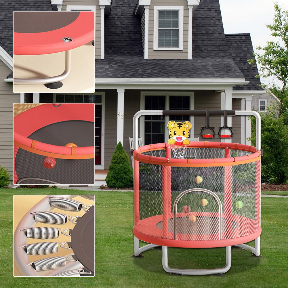 Kids Trampoline, Adjustable Ba - огляд і ціна Kids Indoor Outdoor Trampoline