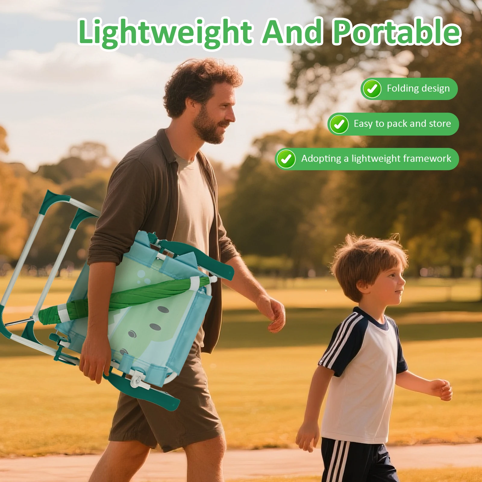 Kids Folding Beach Chair With  - огляд і ціна Kids Outdoor Lounge Furniture