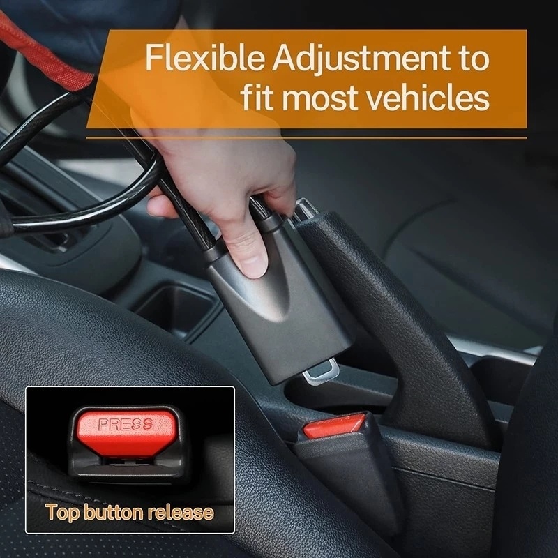 Car Steering Wheel Lock with S - огляд і ціна Swing Seat Belt