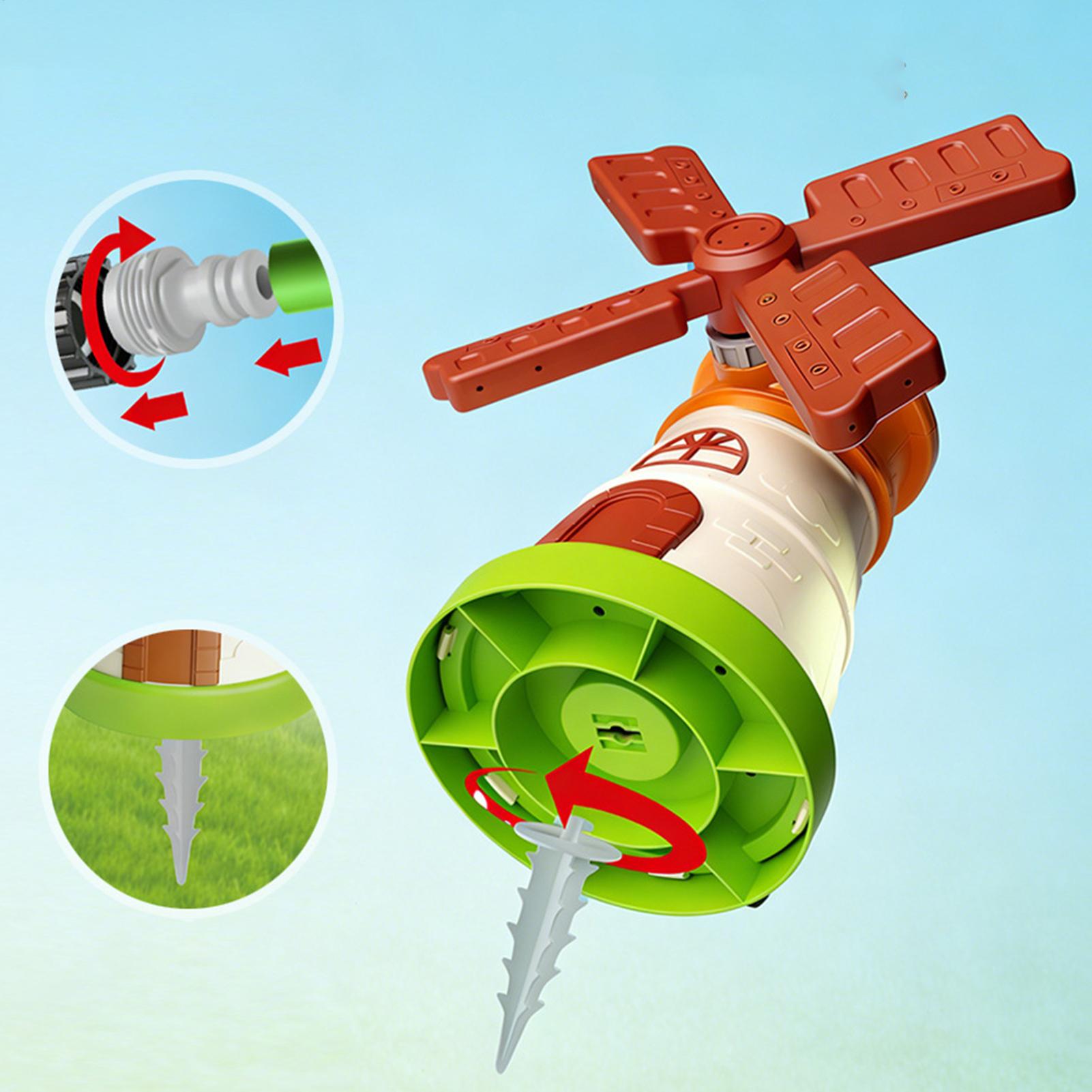 Kids Windmill Sprinkler Rotati - огляд і ціна Kids Outdoor Play Yard