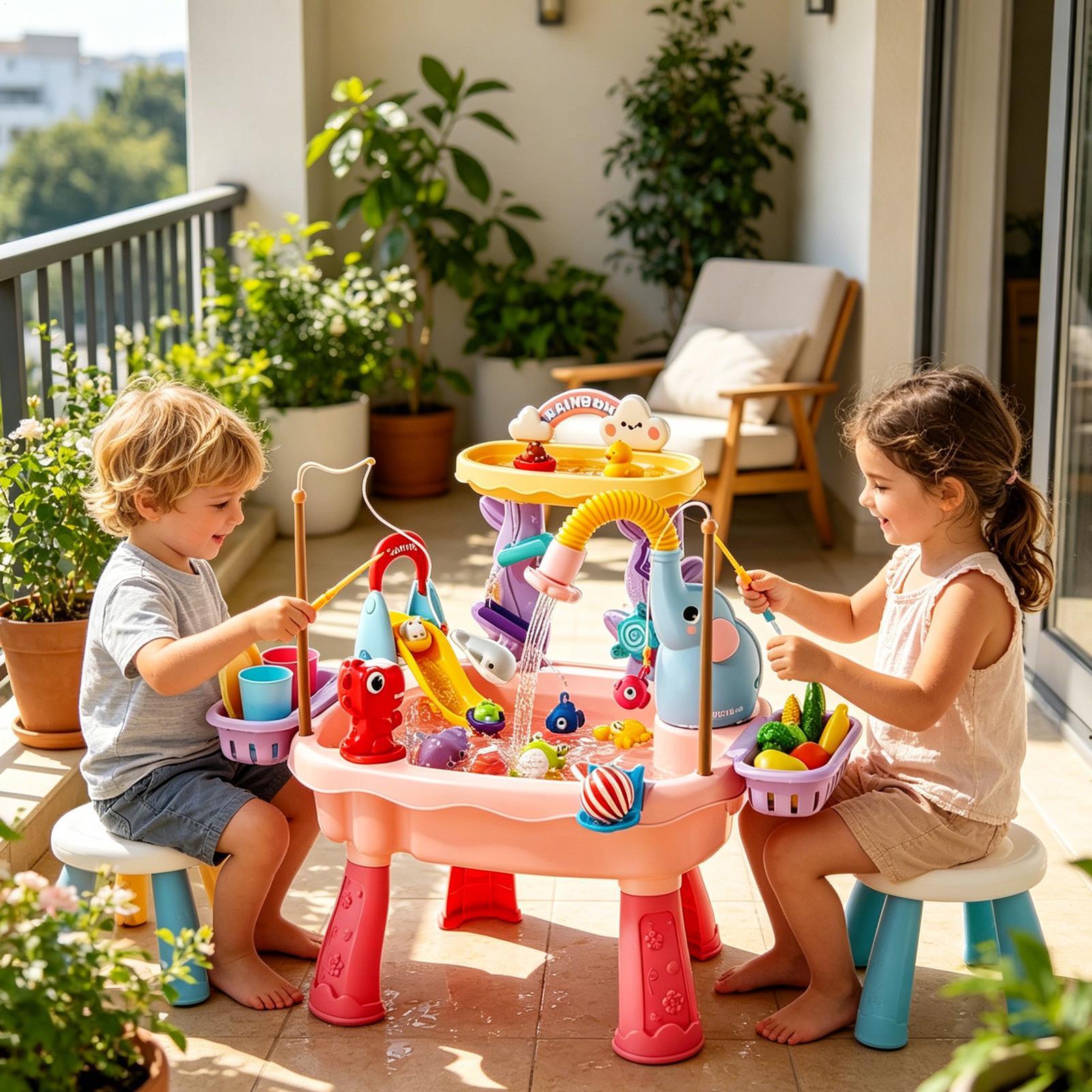 Upgraded Toddler Water Table K - огляд і ціна Kids Outdoor Sensory Table