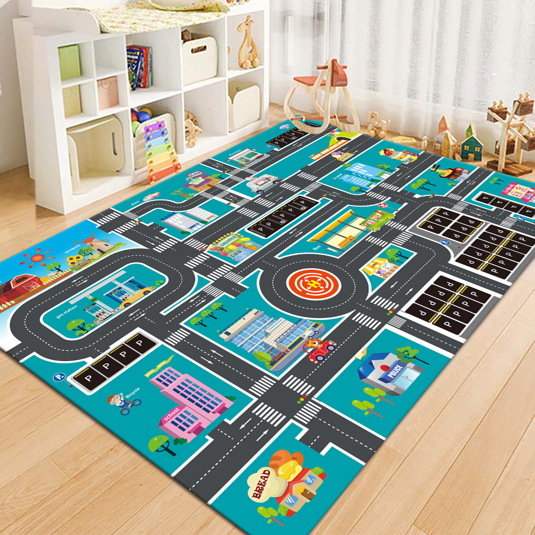 VIKAMA City Road Map Kids Play - огляд і ціна Kids Outdoor Flooring