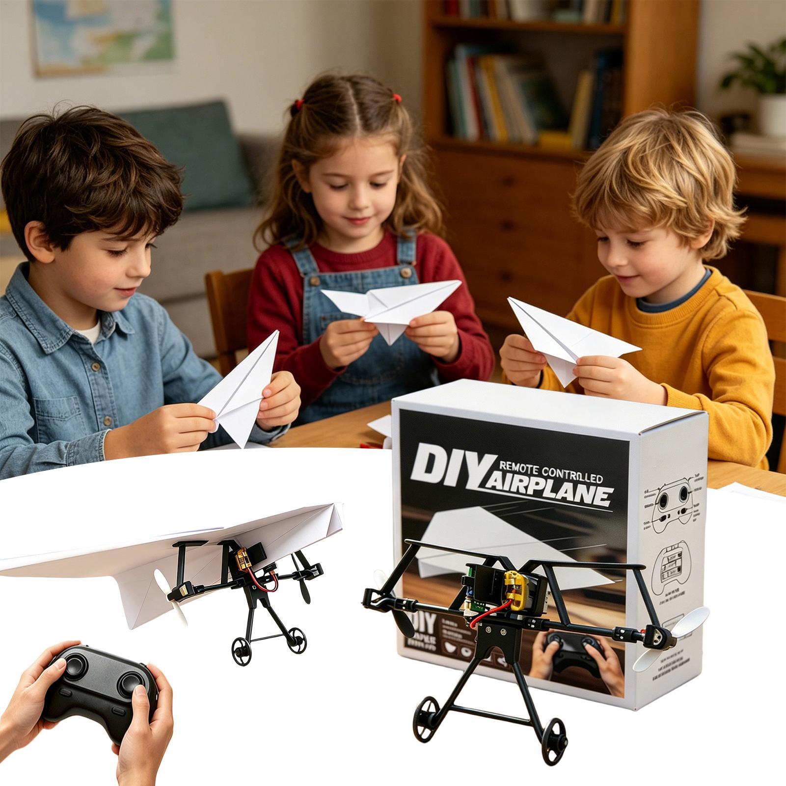 DIY RC Paper Airplane Kit Plan - огляд і ціна Kids Outdoor Kit