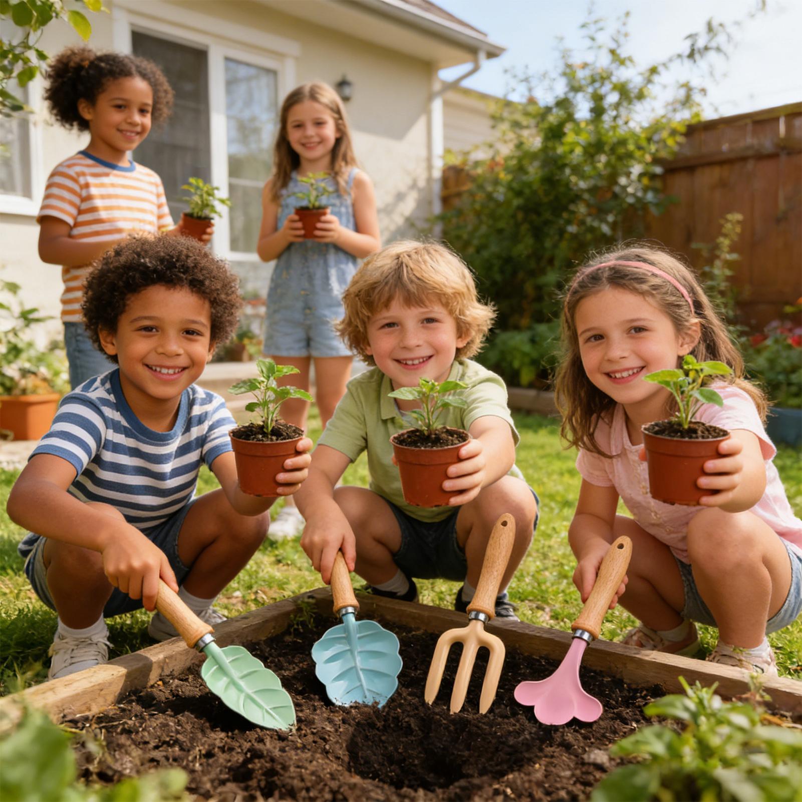 Kids Gardening Set 4 Piece Lea - огляд і ціна Kids Outdoor Play Yard