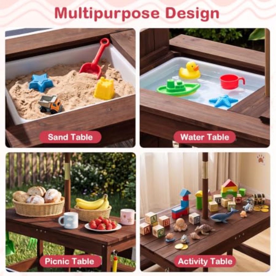 Outdoor kids picnic table for  - огляд і ціна Kids Outdoor Water