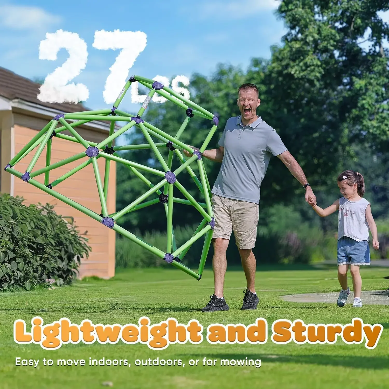 Zupapa Monkey Bars Climbing Do - огляд і ціна Kids Outdoor Jungle Gym Dome