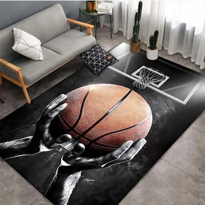3D Basketball Area Rug Large,C - огляд і ціна Kids Outdoor Kitchen Diy