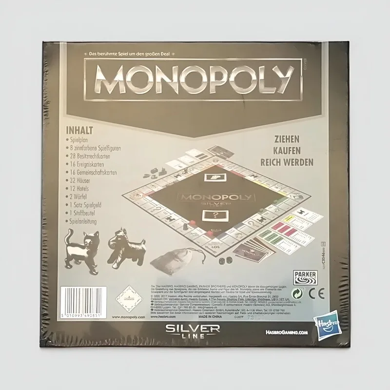 Hasbro Monopoly Figure Silvery - огляд і ціна Hasbro Game Monopoly